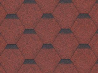 Битумная черепица HEX 6822