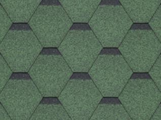 Битумная черепица HEX 6813